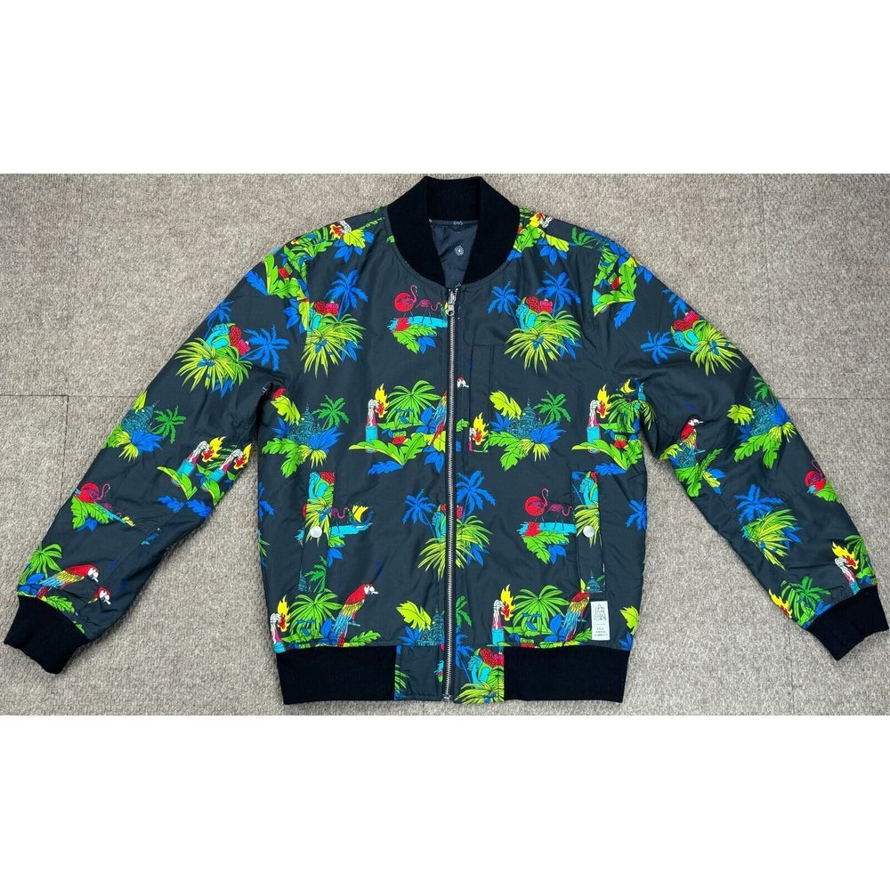 Liful Minimal Garment Club 75 Rare Reversible Parisian Tropic Jacket Size‎ Small